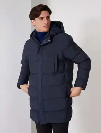 Cavallaro napoli cavallaro napoli heren jas - grosso parka - donkerblauw -