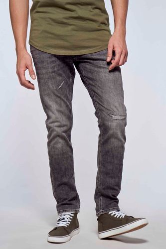 ZEB Jack & jones slim jeans - mid blue denim aanbieding