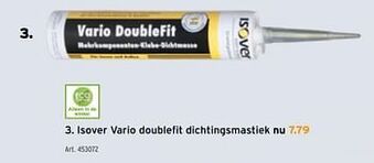 GAMMA Isover vario doublefit dichtingsmastiek aanbieding