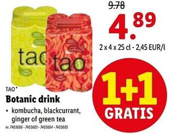 Botanic drink 2 x 4 x 25 cl