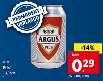 Lidl Pils 33cl aanbieding