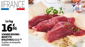 Auchan Viande Bovine: Bavette D'Aloyau aanbieding