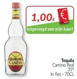Tequila camino real 70 cl