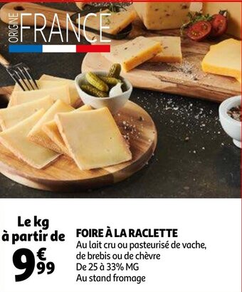 Auchan Foire A La Raclette aanbieding
