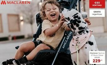 Baby & Tiener Maclaren techno xt black -silver aanbieding