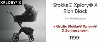 Stokke xplory x rich black 2-in-1 kinderwagen