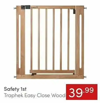 Baby & Tiener Safety 1st traphek easy close wood aanbieding