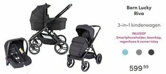 Baby & Tiener Born lucky riva 3-in-1 kinderwagen aanbieding