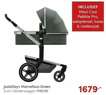 Baby & Tiener Joolzday+ marvellous green 3-in-1 kinderwagen aanbieding