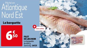 Auchan Filet De Lieu Noir aanbieding