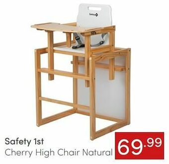 Baby & Tiener Safety 1st cherry high chair natural aanbieding
