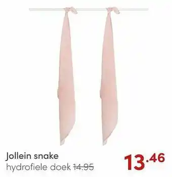 Baby & Tiener Jollein snake hydrofiele doek aanbieding