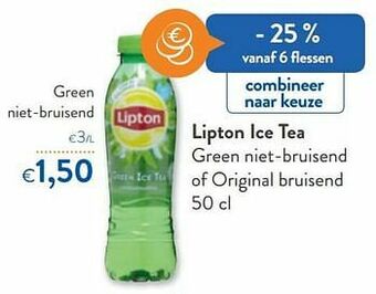 OKay Lipton ice tea green niet-bruisend aanbieding