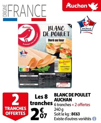 Auchan Blanc De Poulet Auchan aanbieding