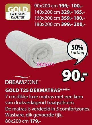 Gold t25 dekmatras