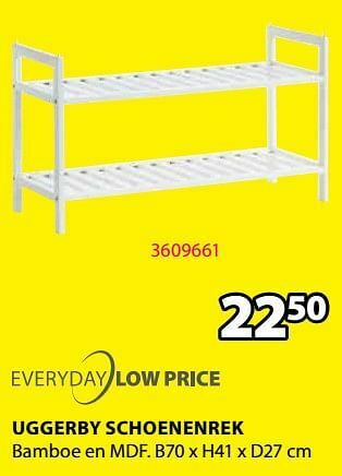 Jysk Uggerby schoenenrek aanbieding