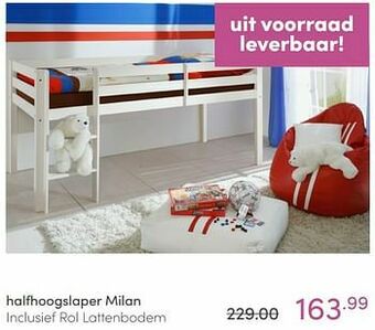 Baby & Tiener Halfhoogslaper milan aanbieding