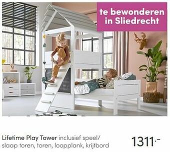 Baby & Tiener Lifetime play tower aanbieding