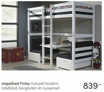Baby & Tiener Stapelbed finley aanbieding