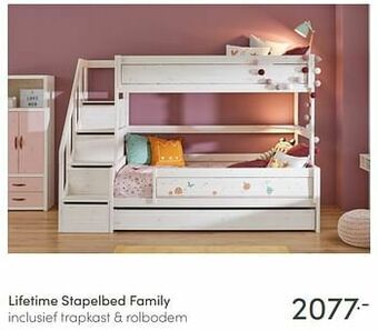 Baby & Tiener Lifetime stapelbed family aanbieding