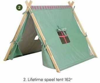 Lifetime speel tent