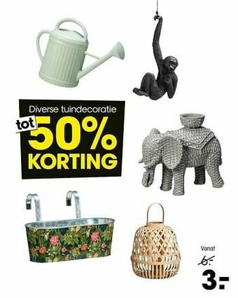 Kwantum Diverse tuindecoratie aanbieding