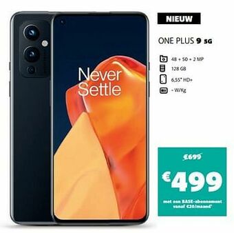 Base One plus 9 5g aanbieding