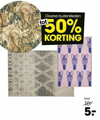Diverse buitenkleden