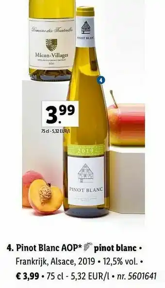 Lidl Pinot blanc aop pinot blanc aanbieding