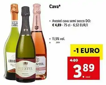 Cava arestel cava semi secco do