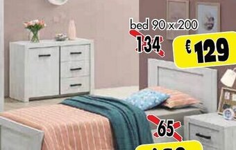 Budget Meubelen Bed 90x200 aanbieding