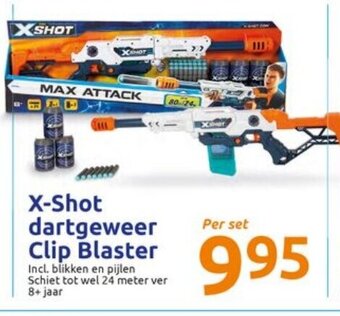 Action X-Shot dartgeweer Clip Blaster aanbieding