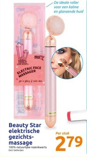 Action Beauty Star elektrische gezichts-massage aanbieding