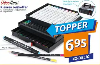 Action DecoTime Kleuren reiskoffer aanbieding