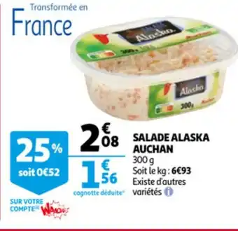 Salade alaska auchan 300g