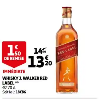 Immediate whisky j. walker red label