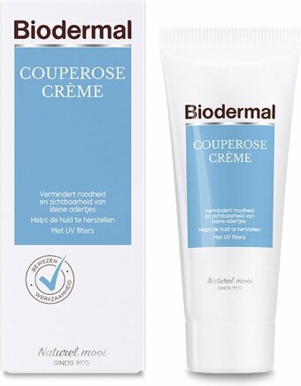 Bol.com Biodermal couperose dagcrème - voorkomt zichtbaarheid rosacea - 30ml aanbieding