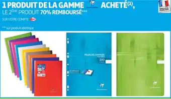 Auchan 1 Produit de la gamme achete aanbieding