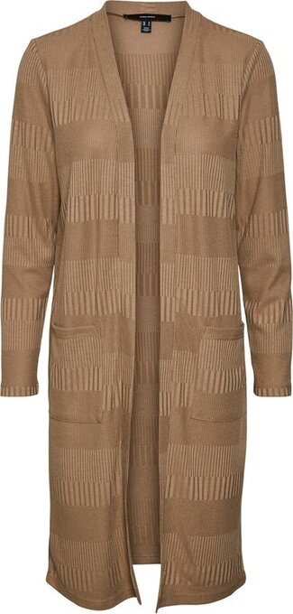 Bol.com Vero moda vmcruize ls open cardigan dames vest - maat m aanbieding