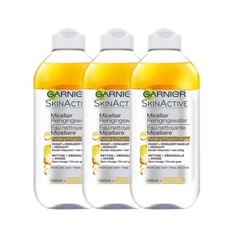 Bol.com Garnier skinactive micellair reinigingswater - 3 x 400 ml - voordeelverpakking aanbieding