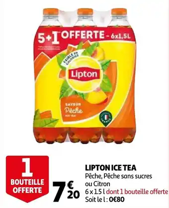 Auchan Lipton Ice Tea aanbieding