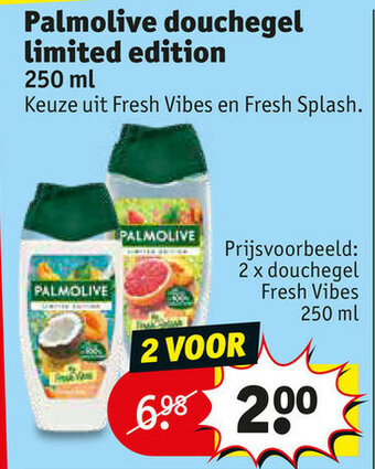 Kruidvat Palmolive douchegel limited edition 250ml aanbieding