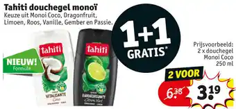Kruidvat Tahiti douchegel monoï aanbieding