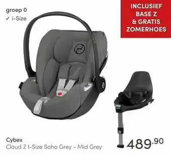 Baby & Tiener Cybex cloud z i-size soho grey - mid grey aanbieding