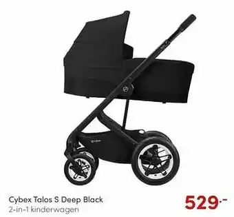 Cybex talos s deep black 2-in-1 kinderwagen