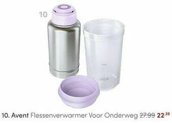 Baby & Tiener Avent flessenverwarmer voor onderweg aanbieding
