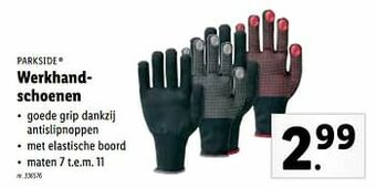 Lidl Werkhandschoenen aanbieding