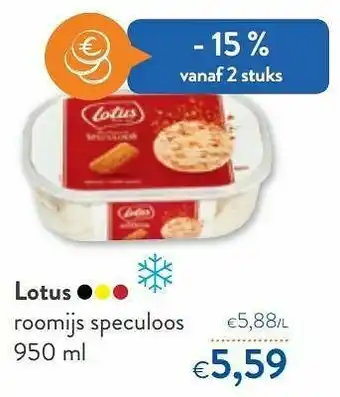 OKay Lotus roomijs speculoos aanbieding