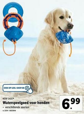 Lidl Waterspeelgoed voor honden aanbieding