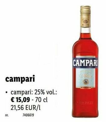 Lidl Campari aanbieding